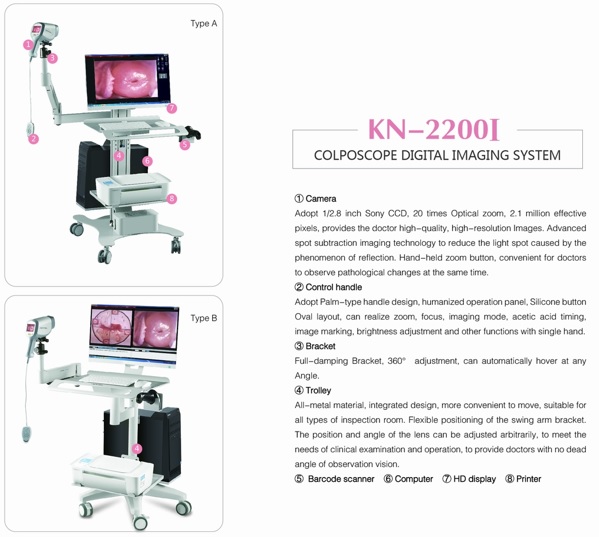 video kolposkop özellikler